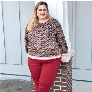 Fun gold thread sweater!